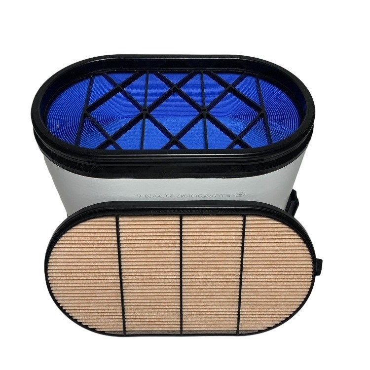 Langlebiger und Honighals-Luftfilter für SHACMAN x3000 DZ97259191047 DZ97259191048